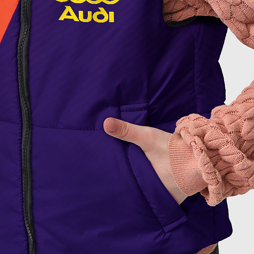 Детский жилет AUDI line sport / 3D-Черный – фото 5