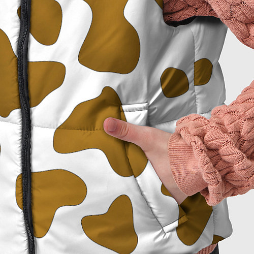 Детский жилет Пятна коровы / 3D-Черный – фото 5