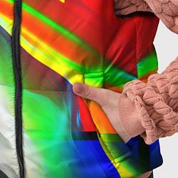 Детский жилет Текстура краски, цвет: 3D-черный — фото 2