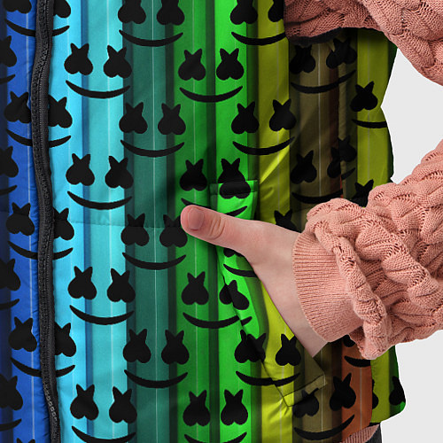 Детский жилет Marshmello gradient / 3D-Светло-серый – фото 5