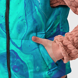 Детский жилет Эффект размытых красок, цвет: 3D-черный — фото 2