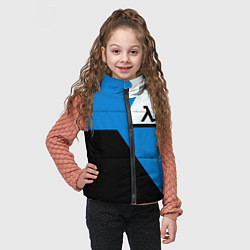 Детский жилет Half life geometry steel valve, цвет: 3D-светло-серый — фото 2