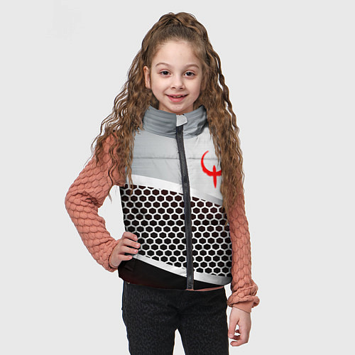 Детский жилет Quake metal steel / 3D-Красный – фото 3