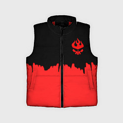 Детский жилет Гуррен-Лаганн абстракция, цвет: 3D-красный