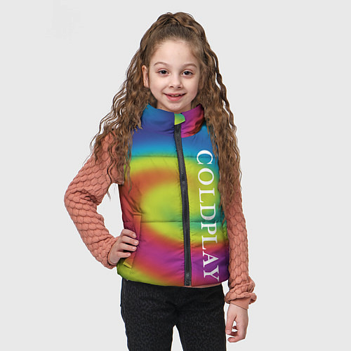 Детский жилет Coldplay moon music album / 3D-Красный – фото 3