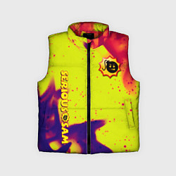 Детский жилет Serious Sam flame yellow, цвет: 3D-красный
