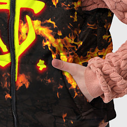 Детский жилет Doom fire, цвет: 3D-светло-серый — фото 2