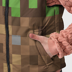 Детский жилет Earth - Minecraft, цвет: 3D-черный — фото 2