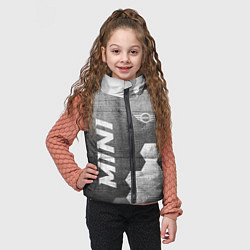 Детский жилет Mini - grey gradient вертикально, цвет: 3D-черный — фото 2