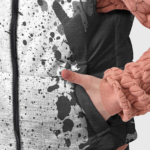 Детский жилет BMW - white gradient по-вертикали / 3D-Черный – фото 5