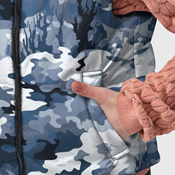 Детский жилет Камуфляж серо синий, цвет: 3D-светло-серый — фото 2