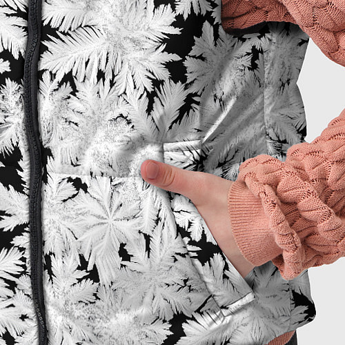 Детский жилет Мороз на стекле / 3D-Черный – фото 5