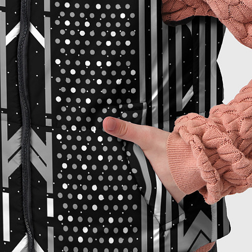 Детский жилет Закулисье чёрно-белое / 3D-Черный – фото 5