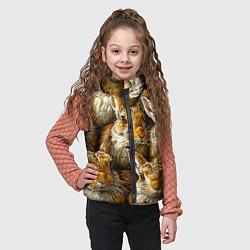 Детский жилет Зайцы, цвет: 3D-красный — фото 2