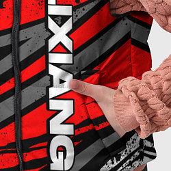 Детский жилет Lixiang - агрессивный красный, цвет: 3D-черный — фото 2