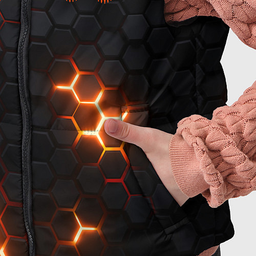 Детский жилет Arctic Monkeys - плиты с подсветкой / 3D-Черный – фото 5