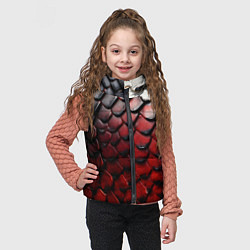 Детский жилет Змеиная броня, цвет: 3D-черный — фото 2
