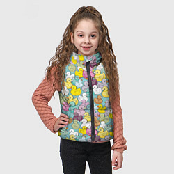 Детский жилет Уютные уточки, цвет: 3D-черный — фото 2