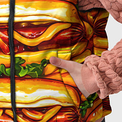 Детский жилет Хот-доги, цвет: 3D-красный — фото 2