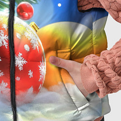 Детский жилет Красные и желтые шары, цвет: 3D-светло-серый — фото 2