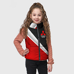 Детский жилет Mitsubishi - черный и красный, цвет: 3D-красный — фото 2