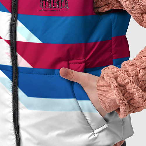 Детский жилет Stalker geometry / 3D-Светло-серый – фото 5