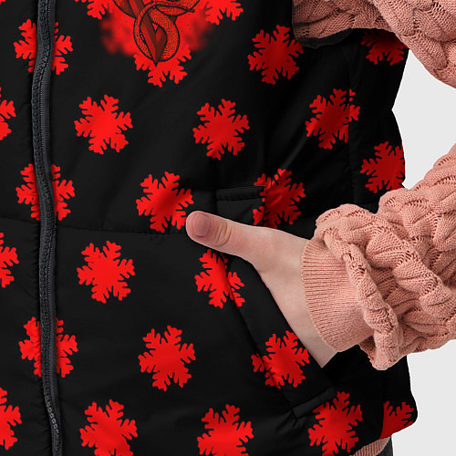 Детский жилет Bullet for my valentine pattern / 3D-Черный – фото 5