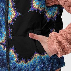 Детский жилет Психоделика абстракця, цвет: 3D-черный — фото 2