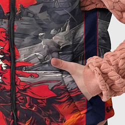 Детский жилет Советский Союз - Заря Человечества, цвет: 3D-черный — фото 2