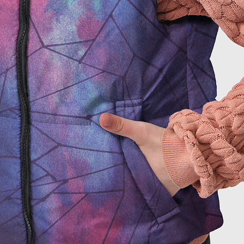 Детский жилет Космическая туманность: паутина / 3D-Красный – фото 5