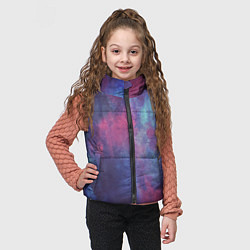 Детский жилет Тай-дай космос, цвет: 3D-черный — фото 2