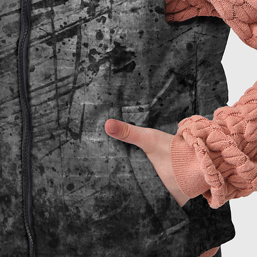 Детский жилет Абстракция - grunge break / 3D-Черный – фото 5