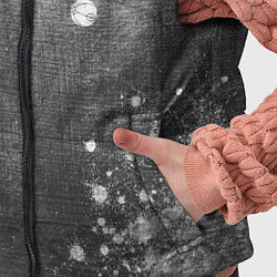 Детский жилет Tottenham - grey gradient вертикально, цвет: 3D-черный — фото 2