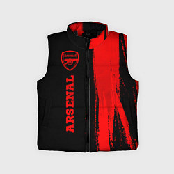 Детский жилет Arsenal - red gradient по-вертикали