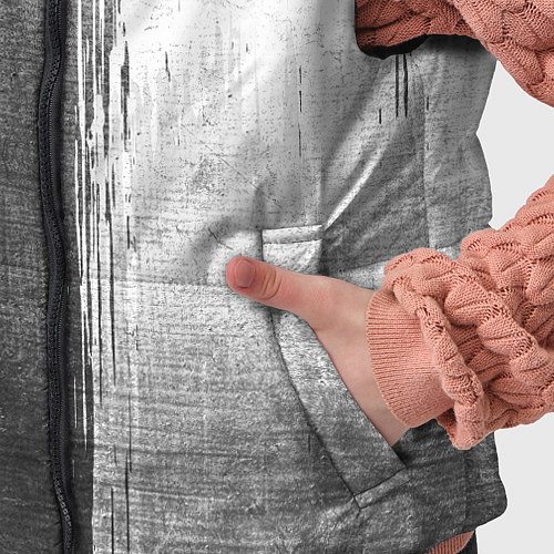 Детский жилет The Last Of Us - grey gradient по-вертикали / 3D-Черный – фото 5