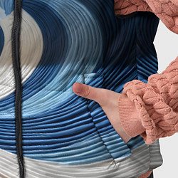 Детский жилет Волна из нитей, цвет: 3D-черный — фото 2