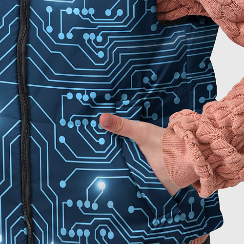 Детский жилет Системная плата / 3D-Черный – фото 5