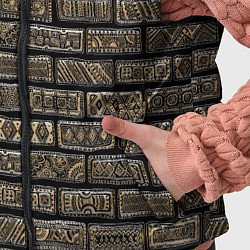 Детский жилет Стена из декоративного кирпича, цвет: 3D-светло-серый — фото 2