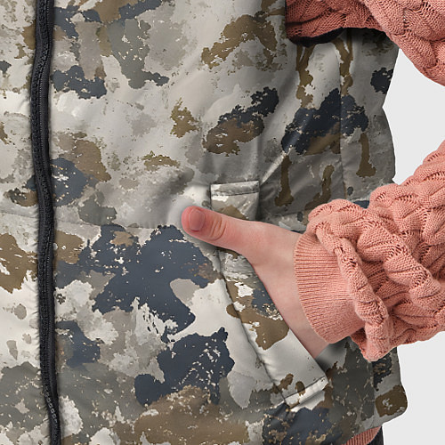 Детский жилет Светлый камуфляж / 3D-Черный – фото 5