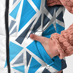 Детский жилет Бмв - фрагментация синяя, цвет: 3D-красный — фото 2