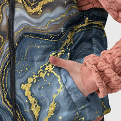 Детский жилет Золотые диагонали, цвет: 3D-светло-серый — фото 2