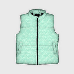 Детский жилет Аквамарин однотонный текстурированный, цвет: 3D-черный