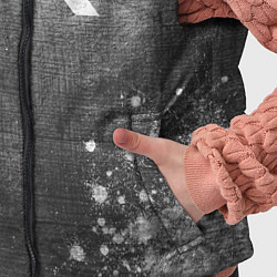 Детский жилет Valorant - grey gradient вертикально, цвет: 3D-черный — фото 2