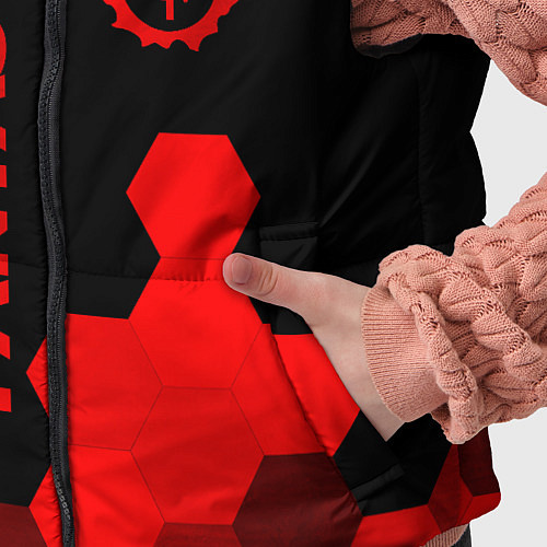 Детский жилет Final Fantasy - red gradient вертикально / 3D-Черный – фото 5