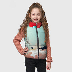 Детский жилет Сюрреалистичная абстракция, цвет: 3D-красный — фото 2