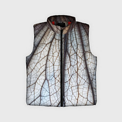Детский жилет Прожилки растения, цвет: 3D-красный