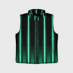 Детский жилет Neon turquoise, цвет: 3D-светло-серый