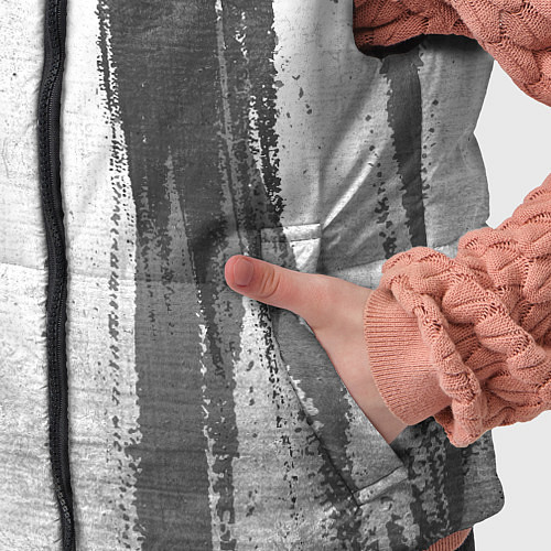 Детский жилет Subaru - white gradient по-вертикали / 3D-Черный – фото 5