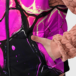 Детский жилет Розовые пятна в текстуре, цвет: 3D-красный — фото 2