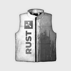 Детский жилет Rust - white gradient по-вертикали, цвет: 3D-черный